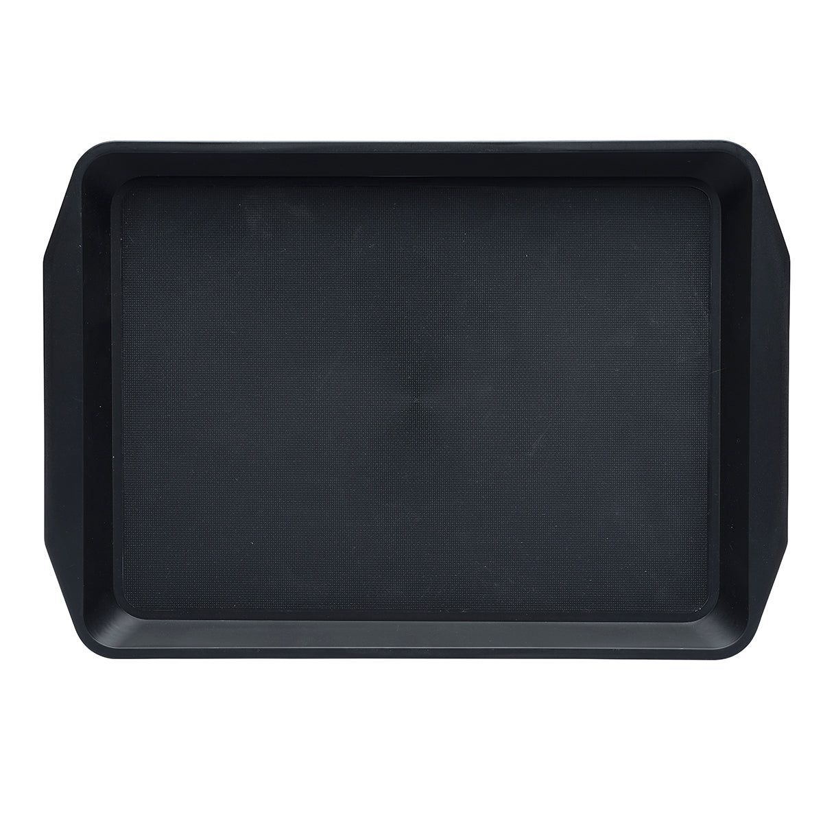CHEF INOX RECT BAR TRAY NON SLIP PP BLACK 430x300x30mm