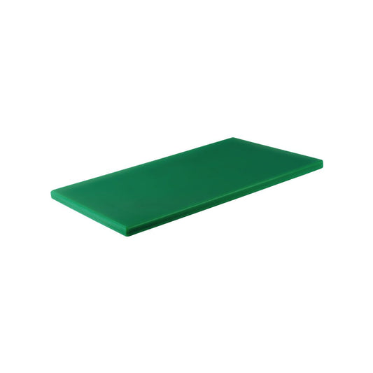 CHEF INOX CUTTING BOARD HACCP PE 380x510x12mm GREEN