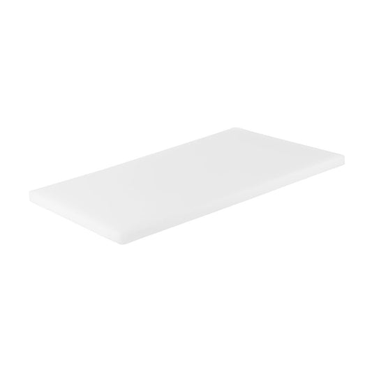 CHEF INOX CUTTING BOARD PE 450x610x19mm WHITE