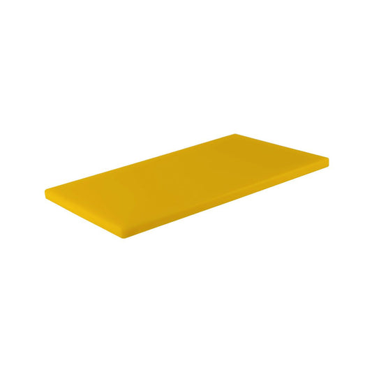 CHEF INOX CUTTING BOARD HACCP PE GN 1/1 530x325x20mm YELLOW