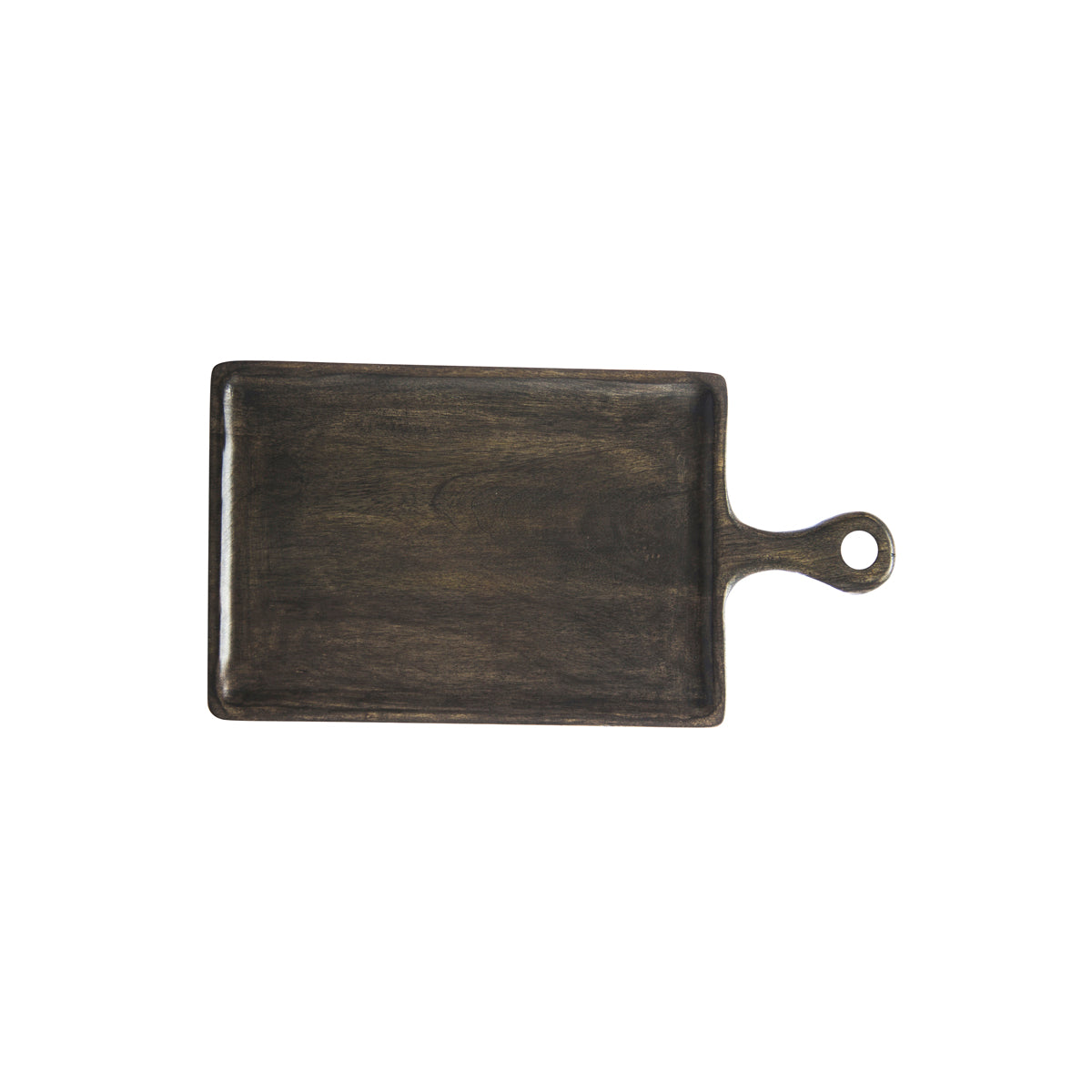 CHEF INOX RECT SERVING BOARD w/HDL MANGOWD 260x180x15mm DRK