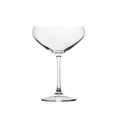 Ryner Glass Soul Champagne Saucer, 340Ml  Pack Of 24