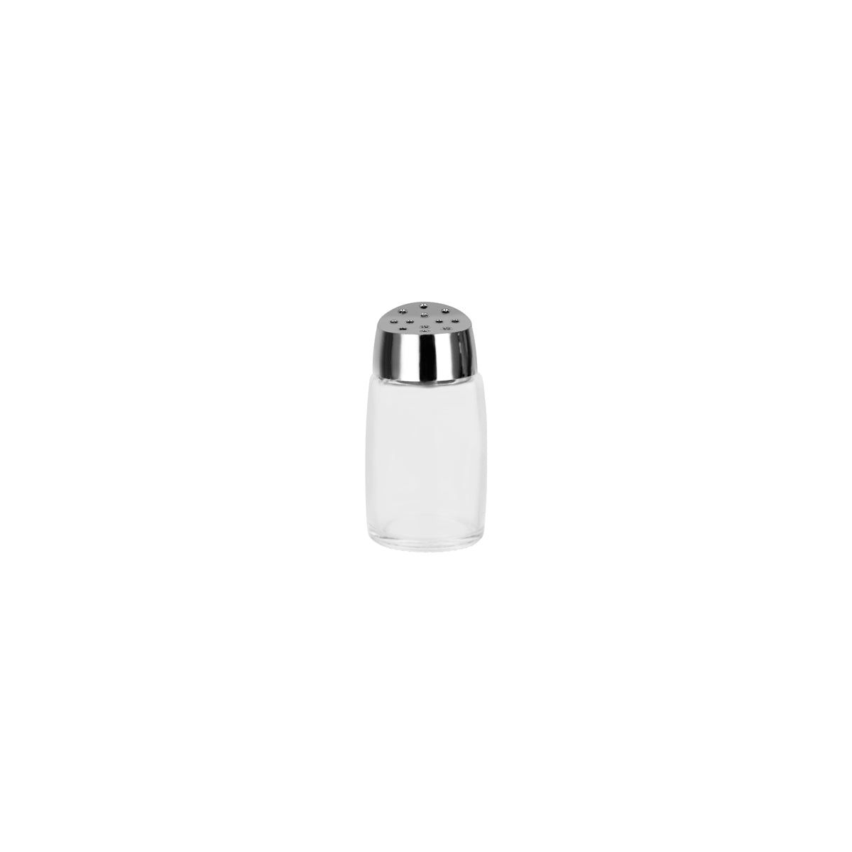 CHEF INOX SALT & PEPPER CITY SQUIRE GLASS w/S/S LID 80mm