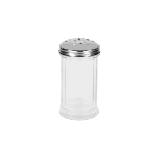 CHEF INOX CHEESE SHAKER GLASS w/S/S LID 355ml