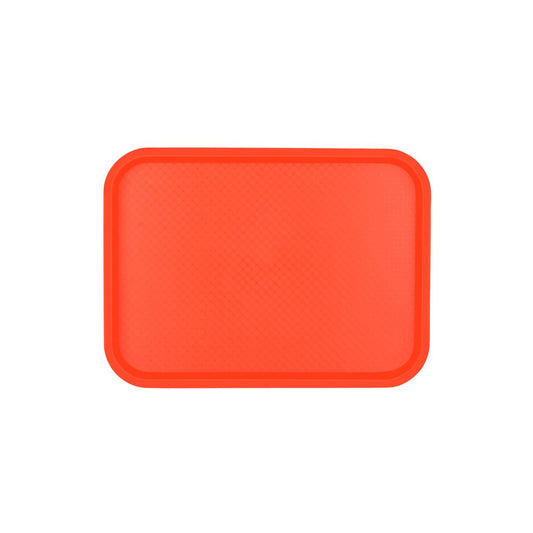 CHEF INOX PLASTIC TRAY POLYPROP 300x400mm RED