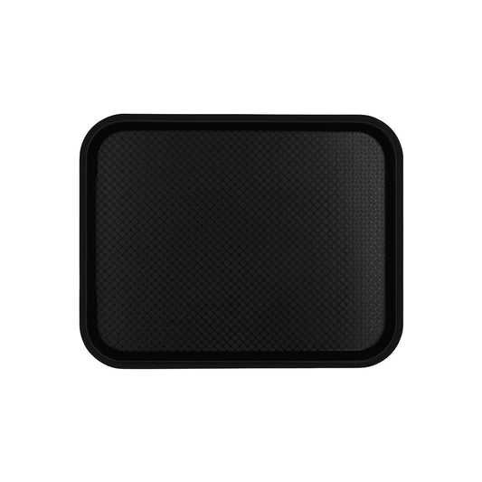 CHEF INOX PLASTIC TRAY POLYPROP 450x350x23mm BLACK