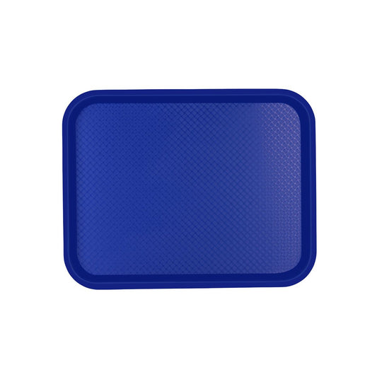 CHEF INOX PLASTIC TRAY POLYPROP 450x350x23mm BLUE