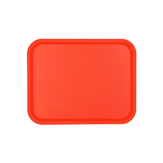 CHEF INOX PLASTIC TRAY POLYPROP 450x350x23mm RED