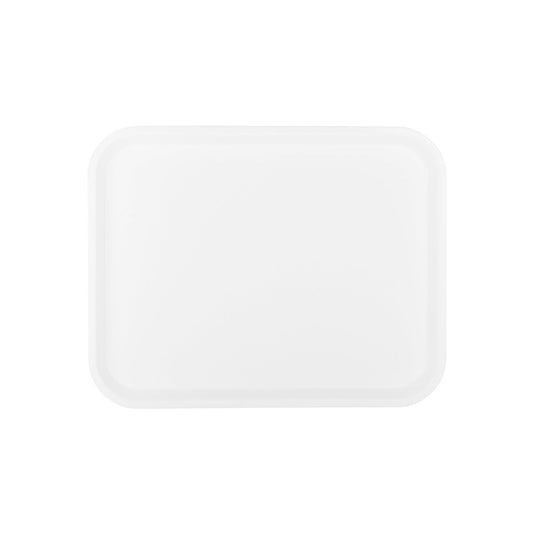 CHEF INOX PLASTIC TRAY POLYPROP 450x350x23mm WHITE