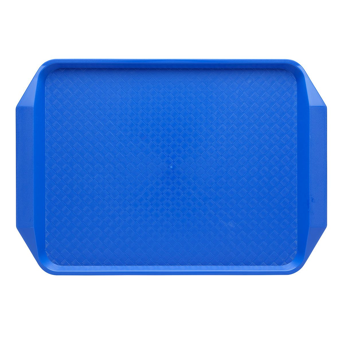 CHEF INOX RECT FAST FOOD TRAY PP 425x300x35mm BLUE