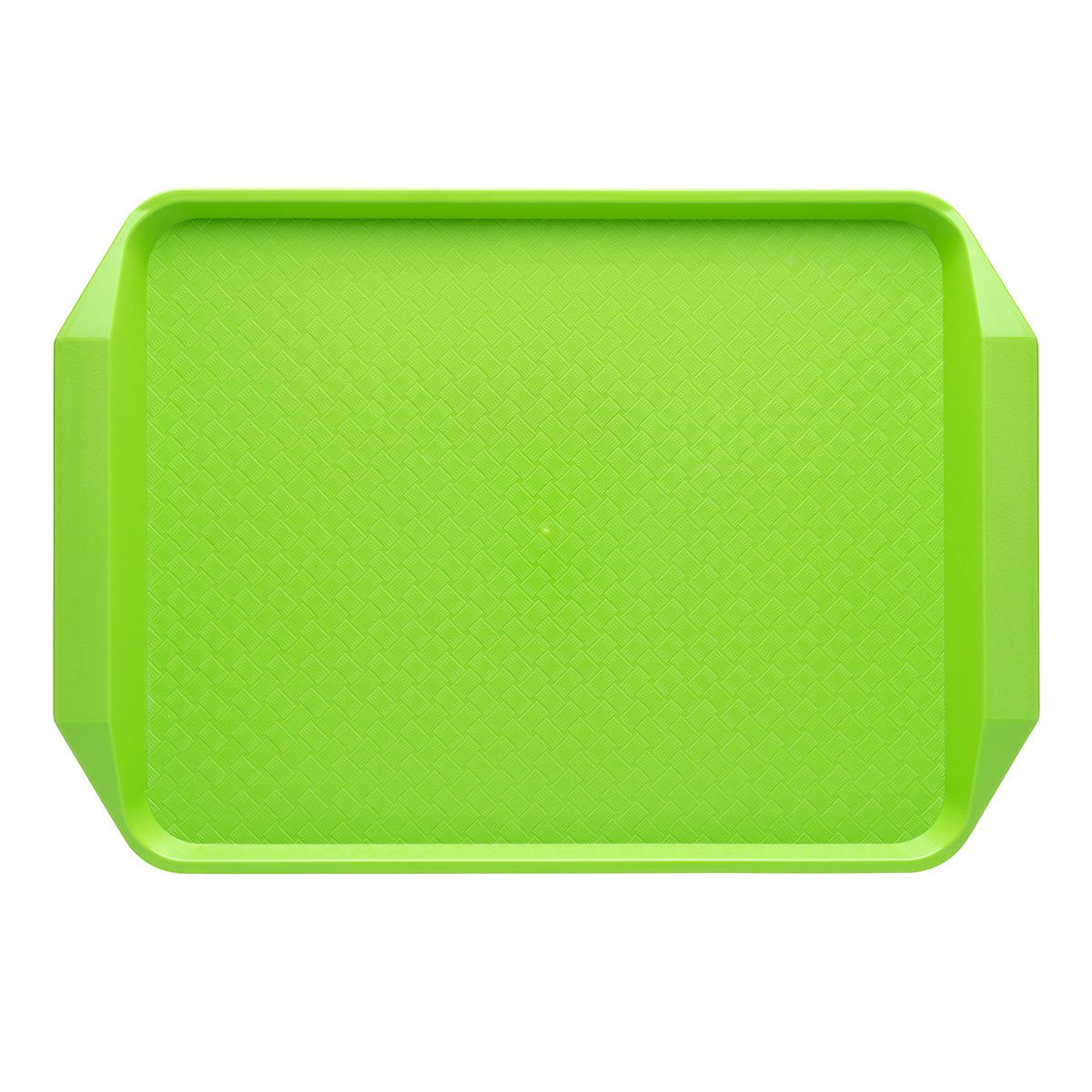 CHEF INOX RECT FAST FOOD TRAY PP 425x300x35mm GREEN