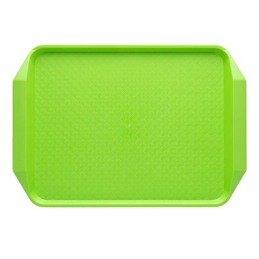 CHEF INOX RECT FAST FOOD TRAY PP 425x300x35mm GREEN
