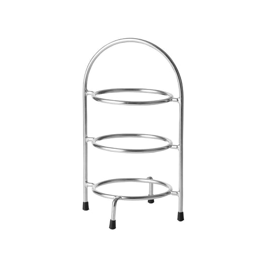 CHEF INOX 3-TIER ROUND DISPLAY STAND 155x185x270mm