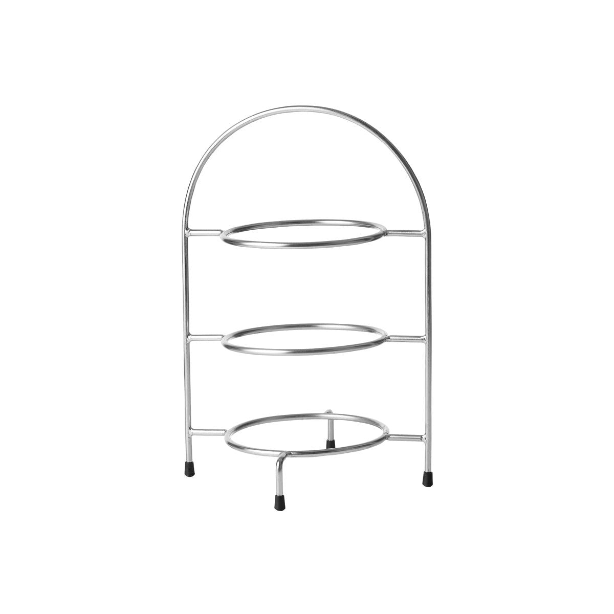 CHEF INOX 3-TIER ROUND DISPLAY STAND 195x285x440mm