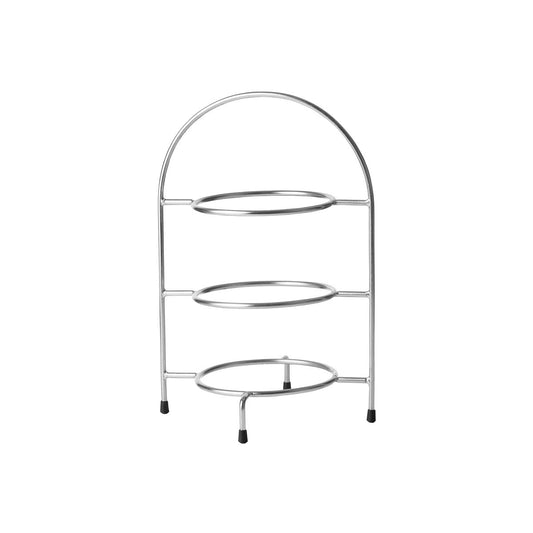 CHEF INOX 3-TIER ROUND DISPLAY STAND 195x285x440mm
