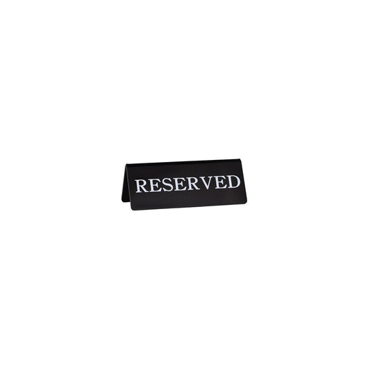 CHEF INOX SIGN "RESERVE" DOUBLE-SIDE BLK 15x5mm Pack of 10