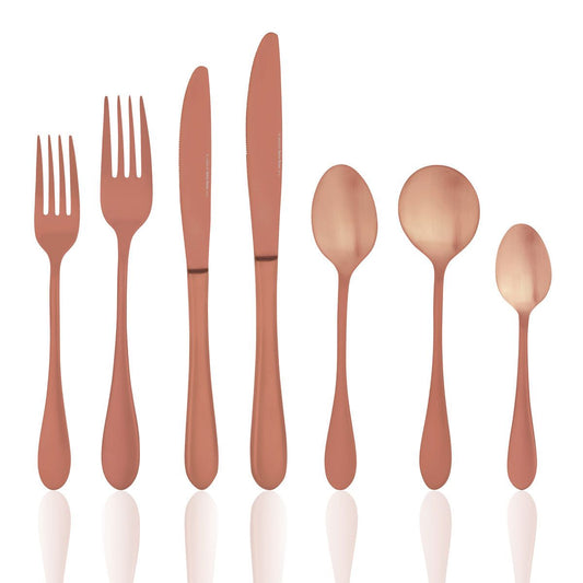 TABLEKRAFT SOHO ROSE CUTLERY SET 56pc 18/10