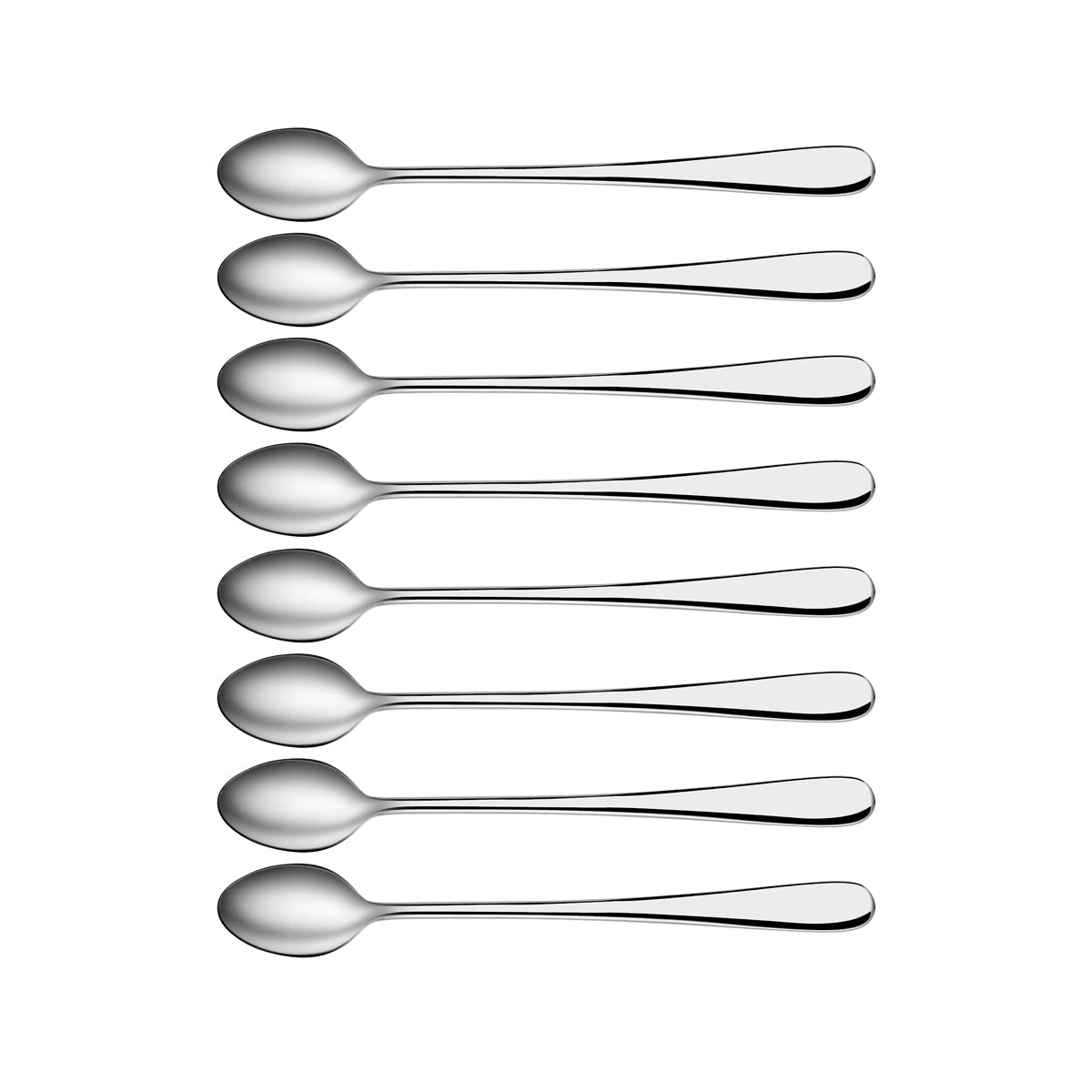 TABLEKRAFT GABLE SODA SPOON SET 8pc 18/10 185mm