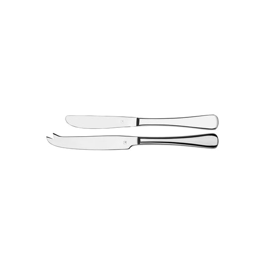 TABLEKRAFT GABLE CHEESE+PATE KNIVE SET 2pc S/S 220/190mm