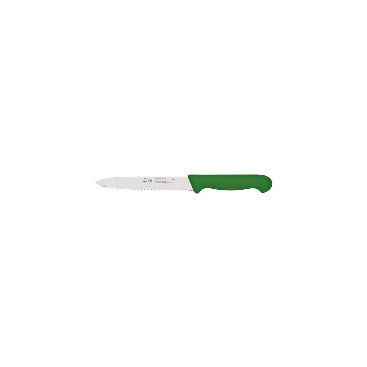 IVO PROFESSIONAL "55000" UTILITY KNIFE SERRATED 130mm GREEN