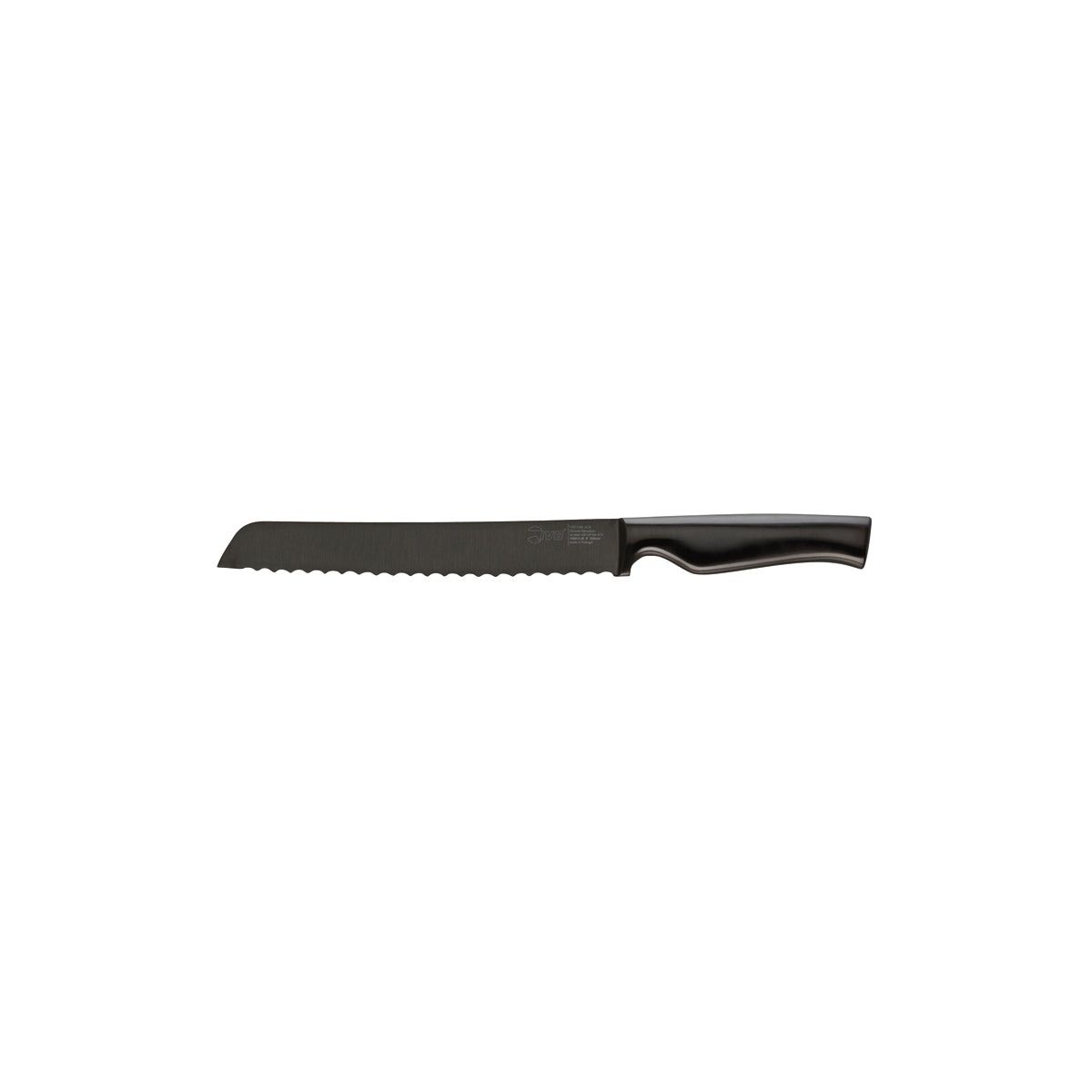 IVO VIRTU BREAD KNIFE SERRATED 205mm BLACK