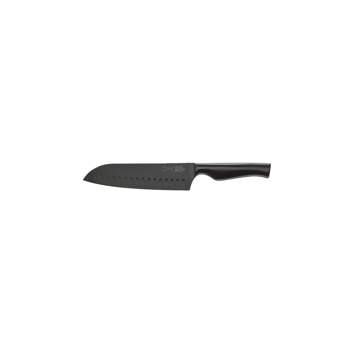 IVO VIRTU GRANTON SANTOKU KNIFE 180mm BLACK