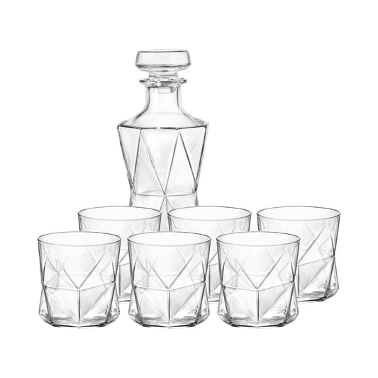 Cassiopea Decanter And Tumbler 7Pc Set
