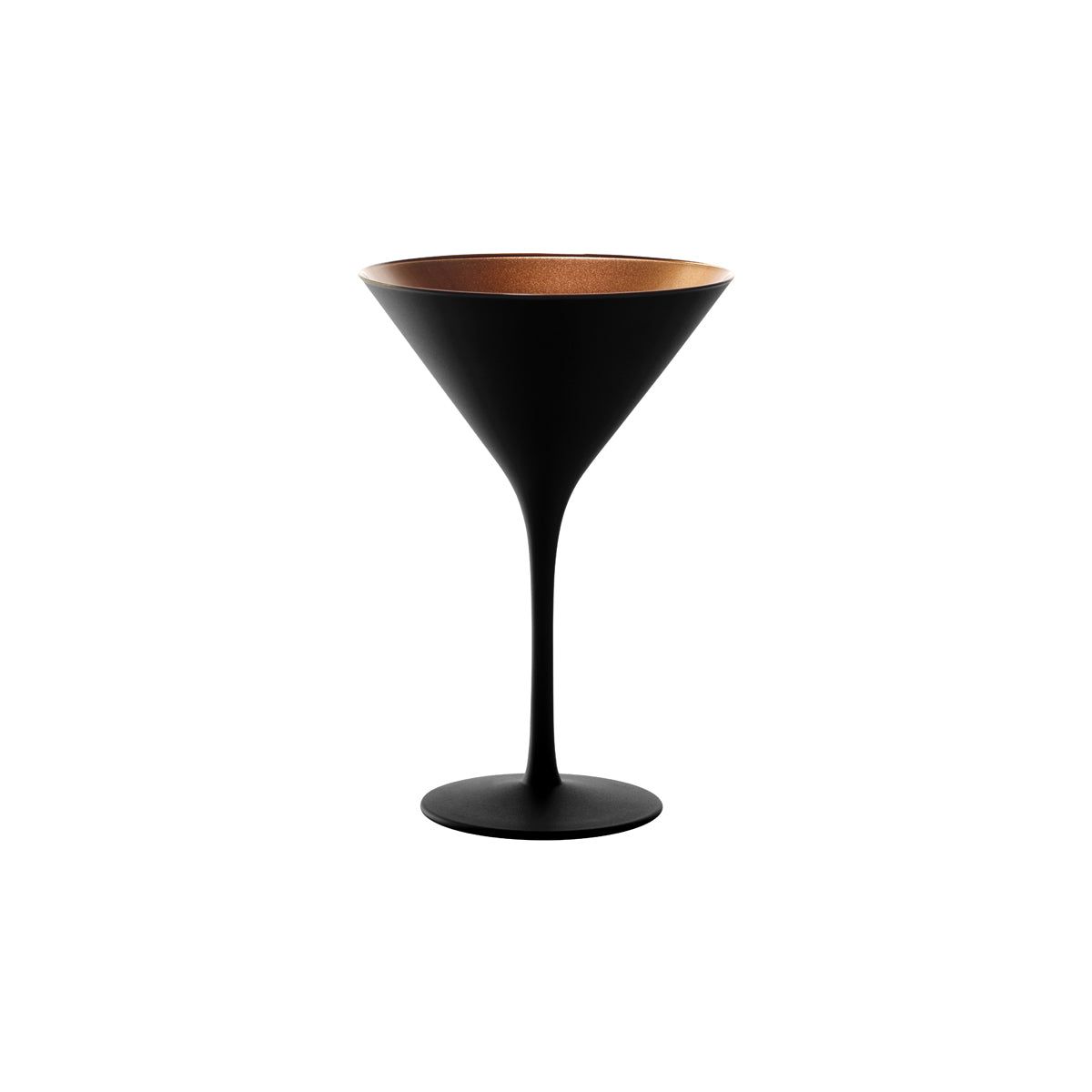 STOLZLE OLYMPIC COCKTAIL GLASS 240ml MATT BLACK/BRONZE