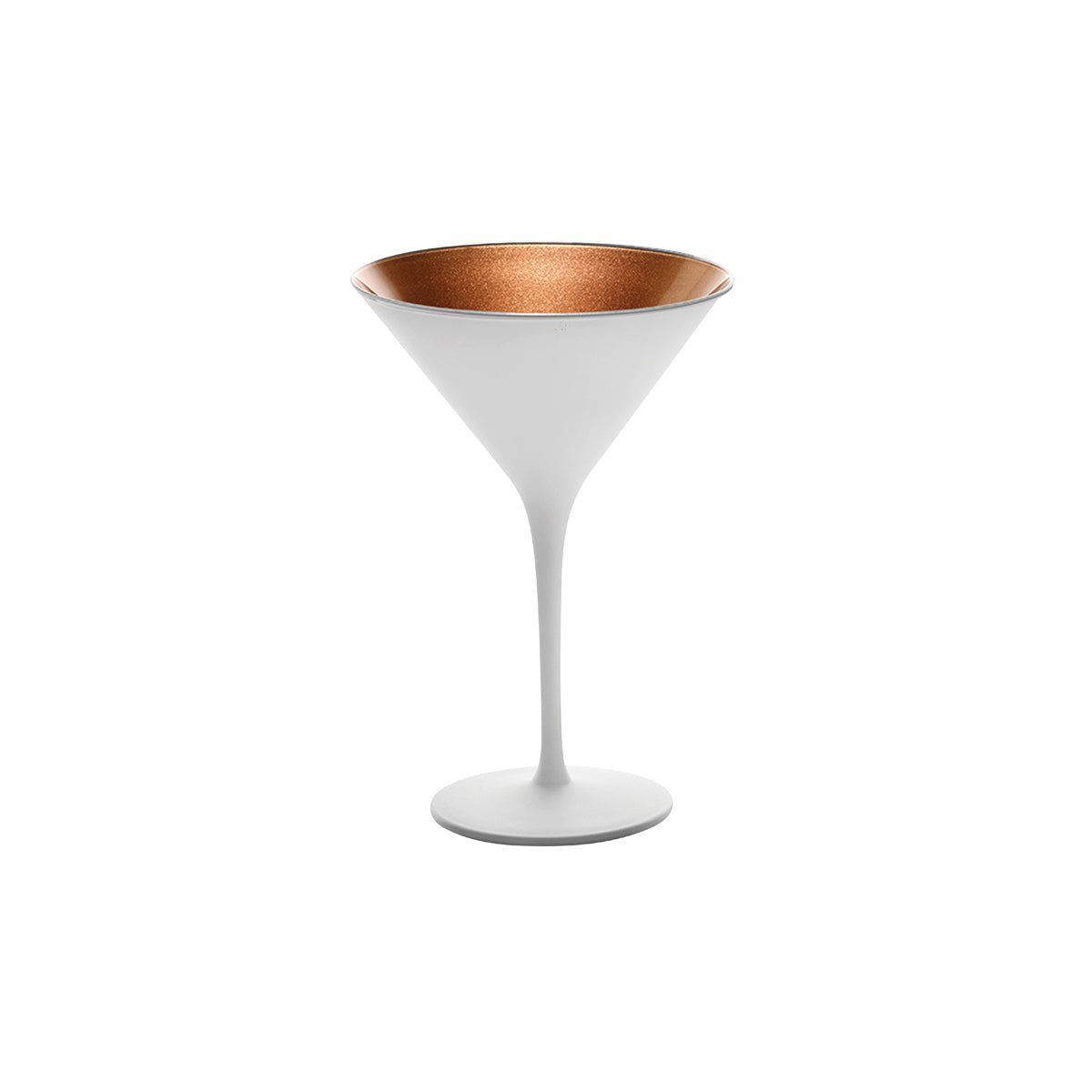 STOLZLE OLYMPIC COCKTAIL GLASS 240ml MATT WHITE/BRONZE