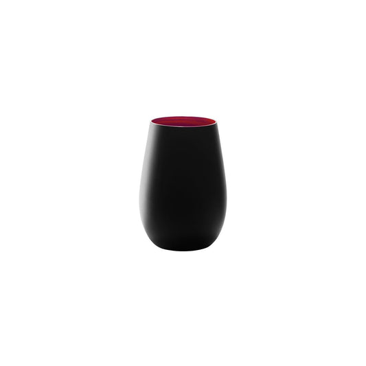 STOLZLE OLYMPIC TUMBLER 465ml MATT BLACK/RED