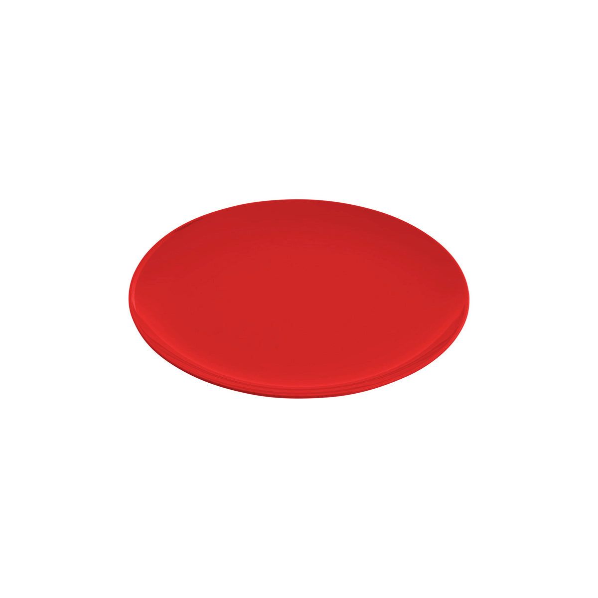 JAB GELATO-RED ROUND PLATE COUPE 250mm