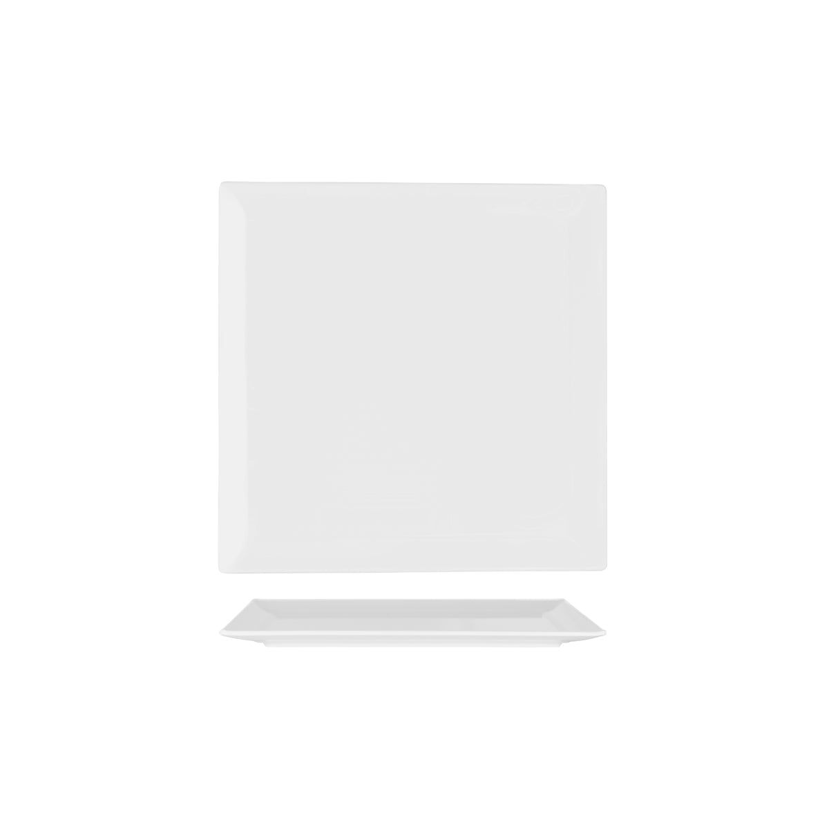 SUPERWARE SQUARE PLATE FLAT 250mm