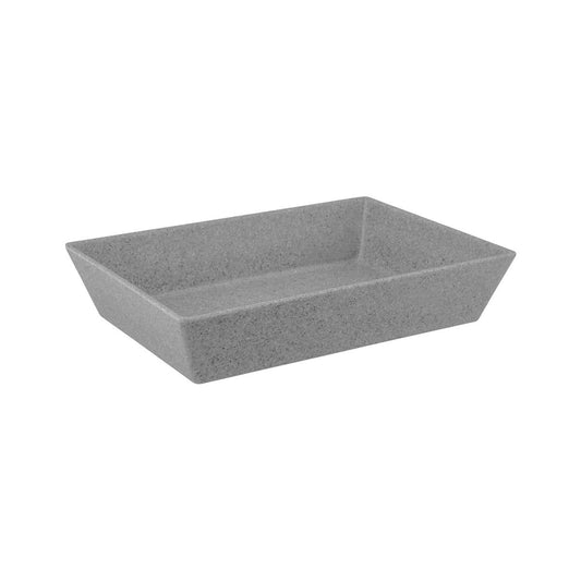 JAB CONCRETE MATT RECTANGULAR DELI DISH 350x250x70mm