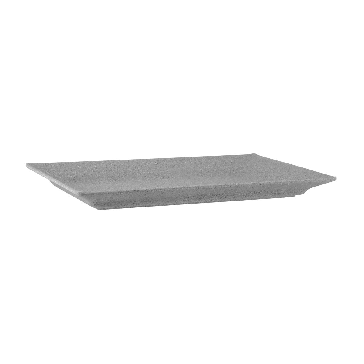 JAB CONCRETE MATT RECTANGULAR PLATTER RAISED SIDES 440x270mm