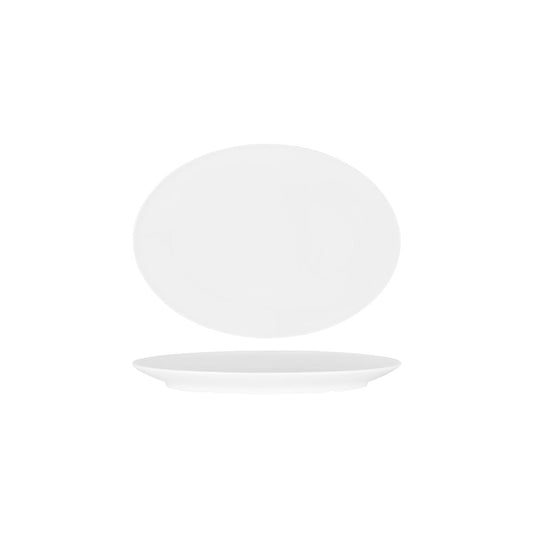 SUPERWARE OVAL PLATTER 230mm COUPE WHITE