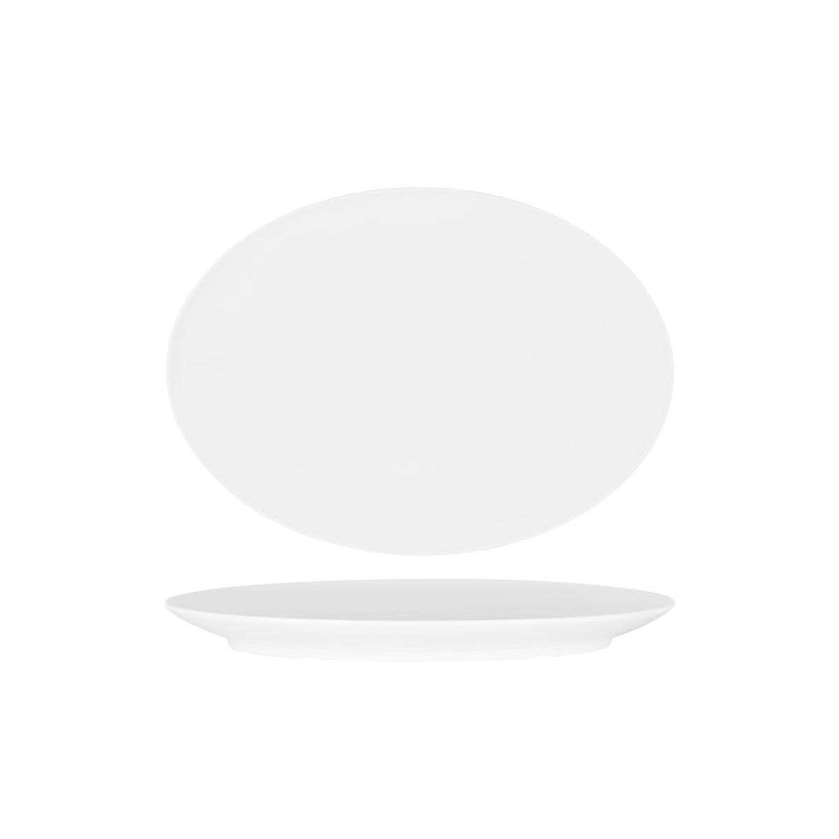 SUPERWARE OVAL PLATTER 300mm COUPE WHITE