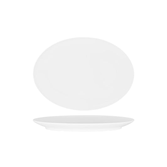 SUPERWARE OVAL PLATTER 300mm COUPE WHITE