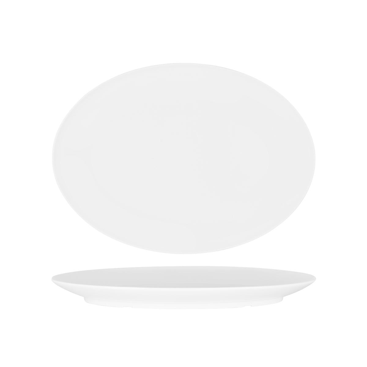 SUPERWARE OVAL PLATTER 360mm COUPE WHITE