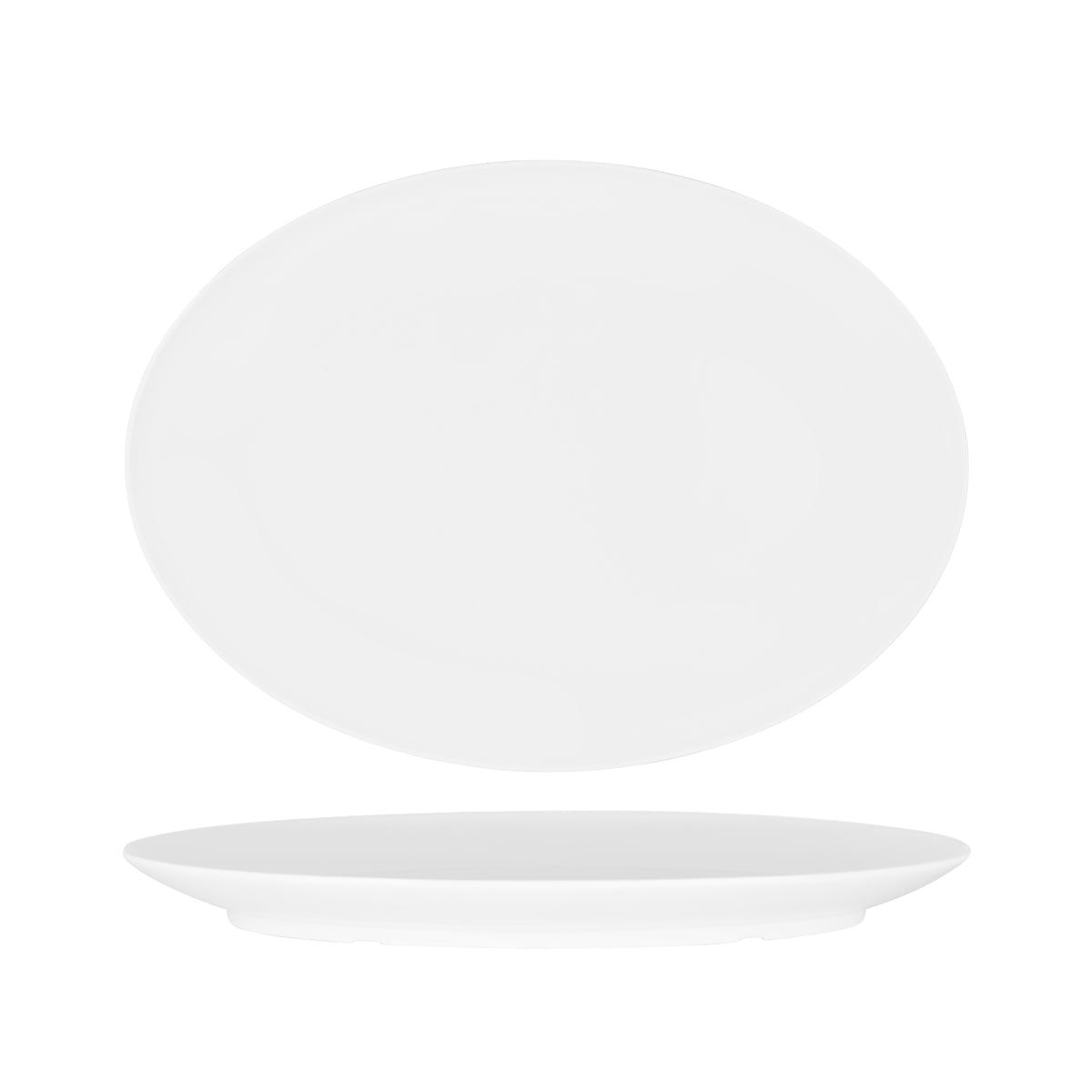 SUPERWARE OVAL PLATTER 410mm COUPE WHITE (20125)