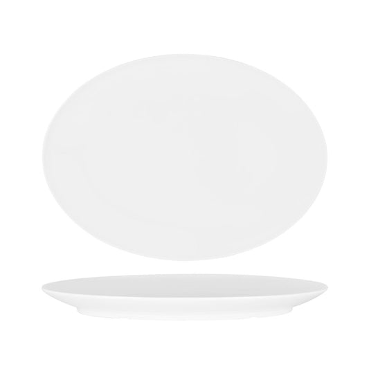 SUPERWARE OVAL PLATTER 410mm COUPE WHITE (20125)