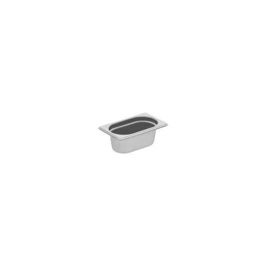 CHEF INOX ANTI-JAM STEAM PAN 1/9 SIZE 176x108x65mm 600ml