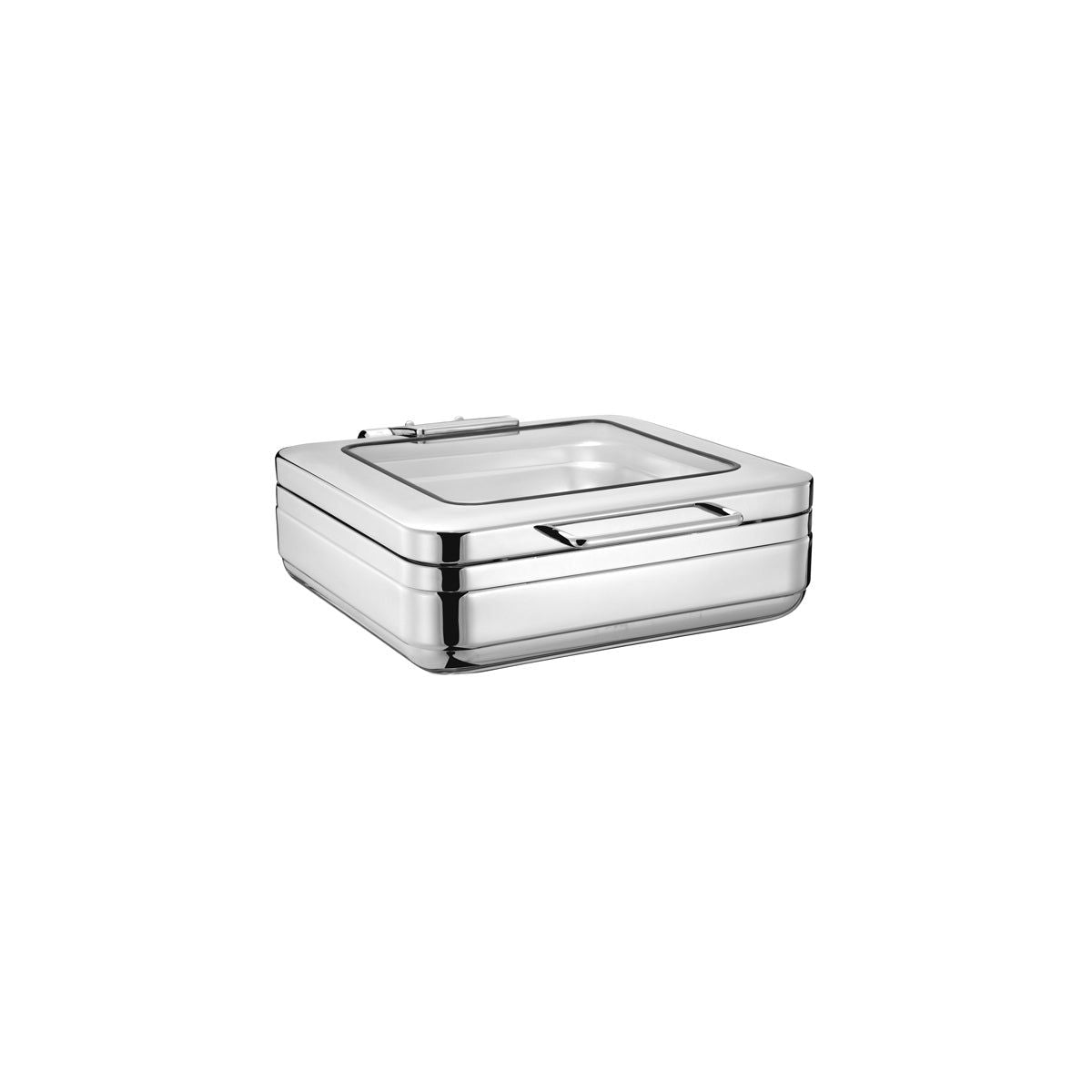 CHEF INOX RECT INDUCTION CHAFER w/GLASS LID 2/3 SIZE