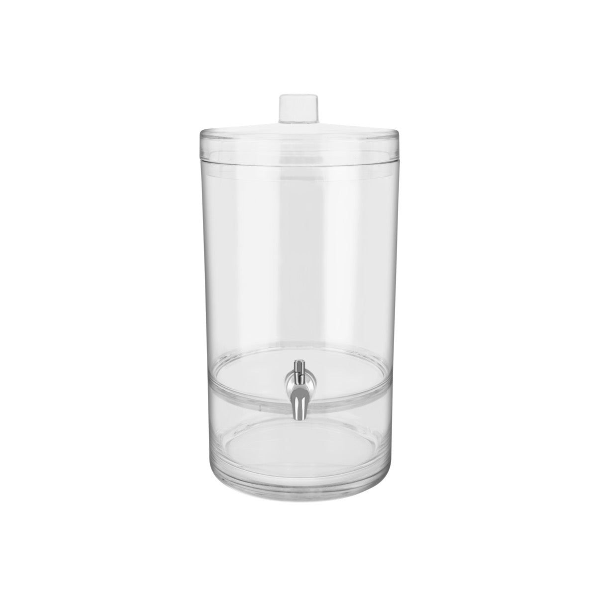 CHEF INOX ROUND JUICE DISPENSER POLY 247x206x409mm 6.4lt