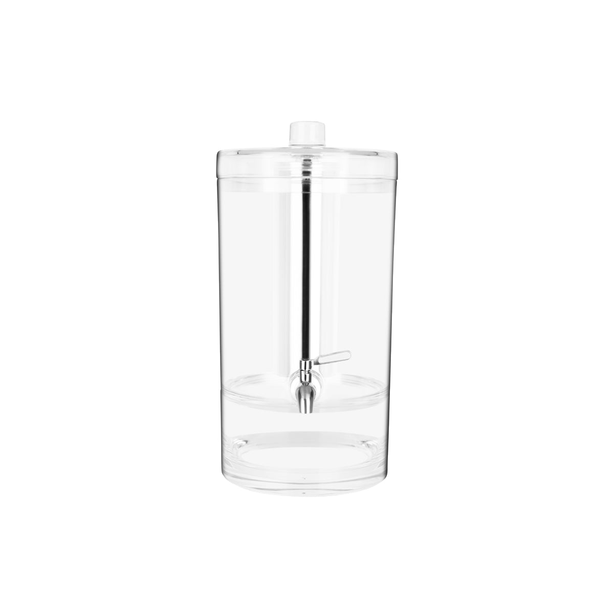 CHEF INOX ROUND JUICE DISPENSER POLY/ICE 247x206x409mm 6.4lt