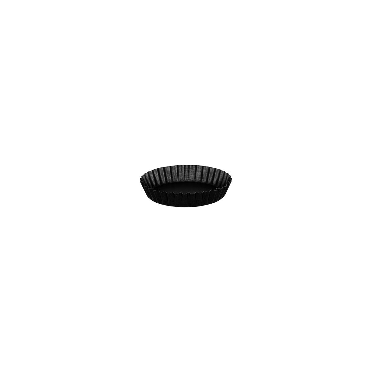TART MOULD-36 RIBS ROUND FLUTED 105x20mm NON-STICK