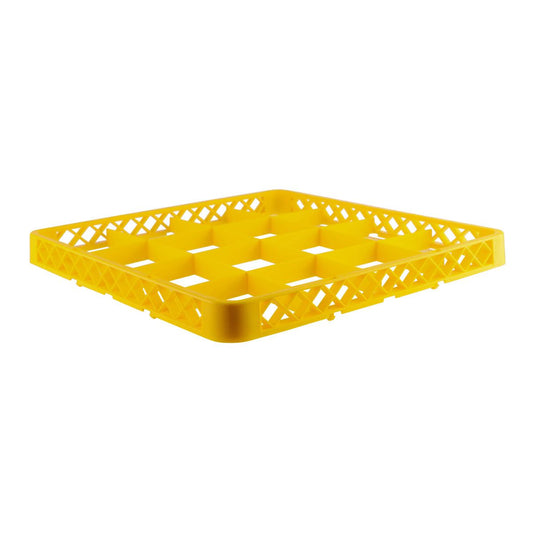 CHEFINOX WASHRACK EXTENDER 16 COMP YELLOW 490x490x44mm