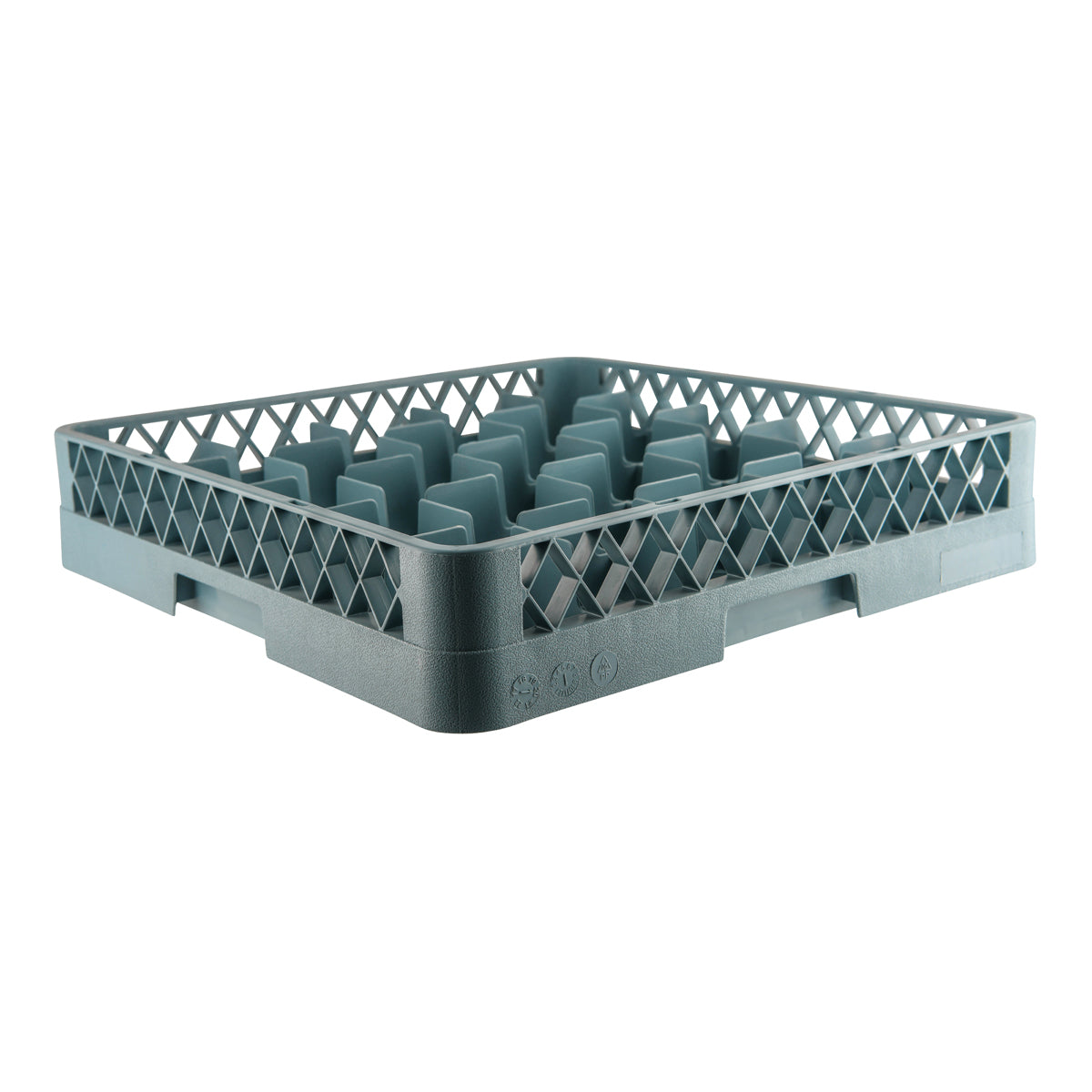 Chef Inox Washrack 25 Comp Grey 490X490X100Mm Pack Of 6
