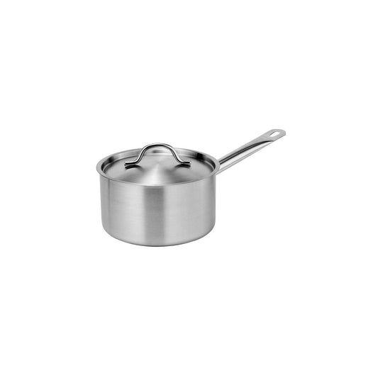 FORCE SAUCEPAN w/LID 200x120mm SS TRI-PLY 4.0lt