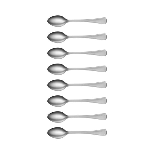 TABLEKRAFT ELITE COFFEE SPOON SET 8pc 18/10 125mm
