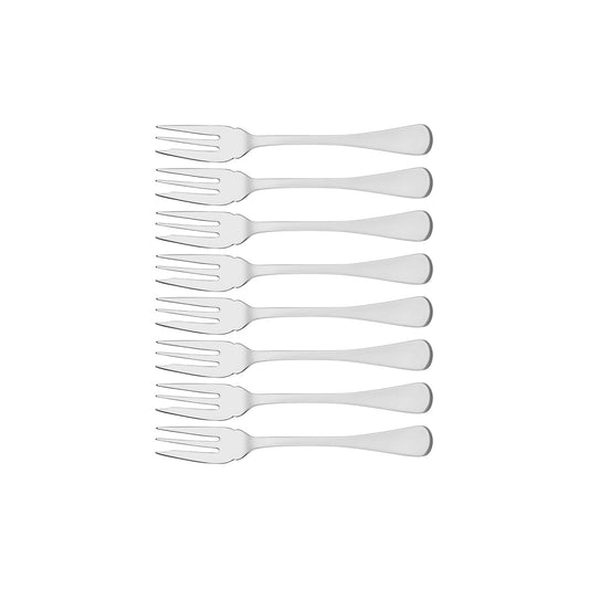 TABLEKRAFT ELITE CAKE FORK SET 8pc 18/10 148mm